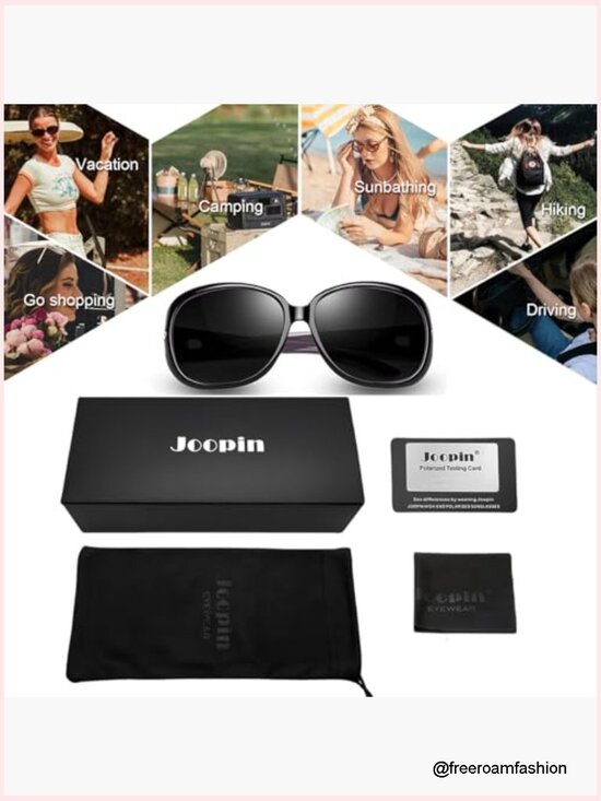 Vintage Oversized Rectangular Polarized UV Protection Sunglasses main image 7